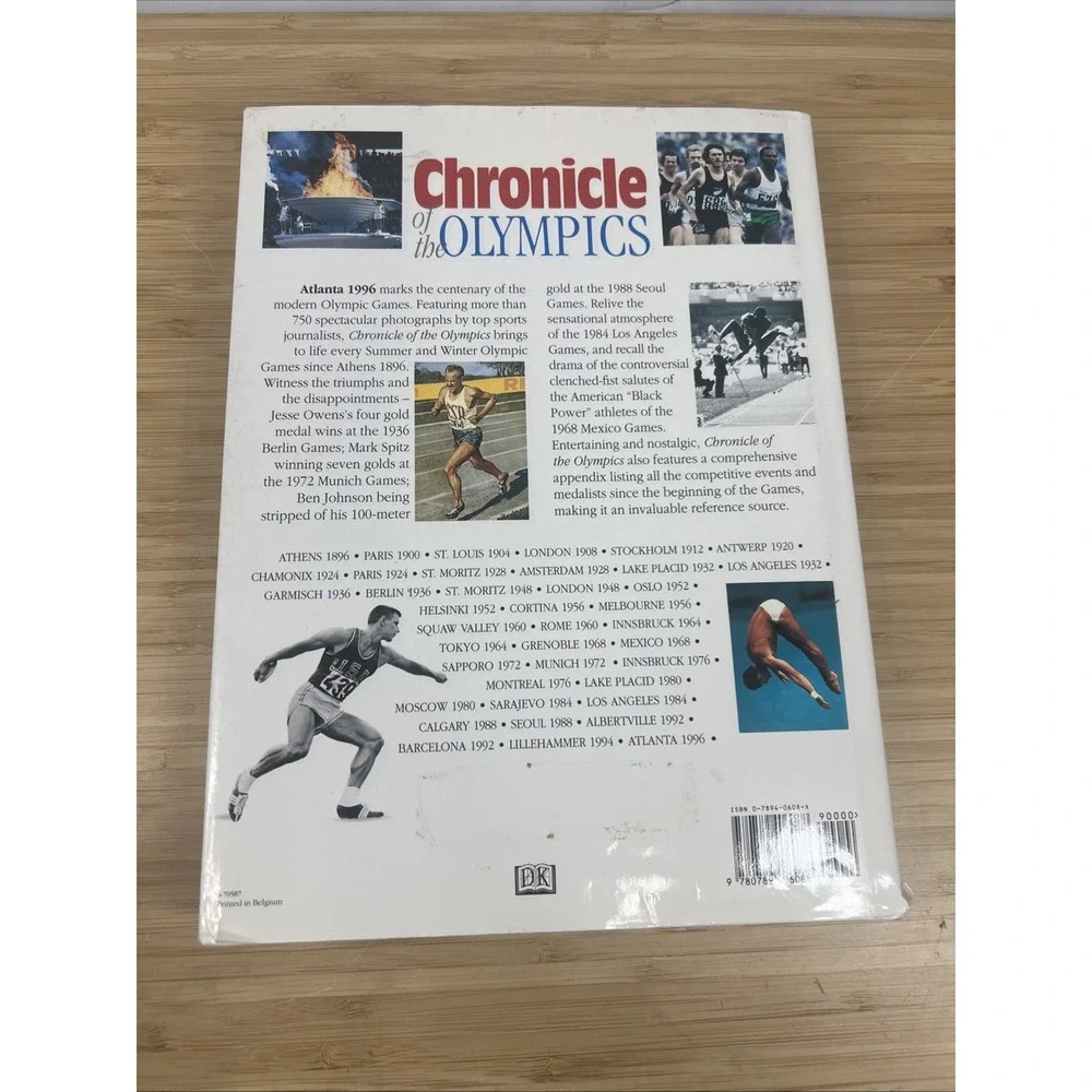 Chronicle‎ of the Olympics, 1896-1996 by Dorling Kindersley Publishing Staff